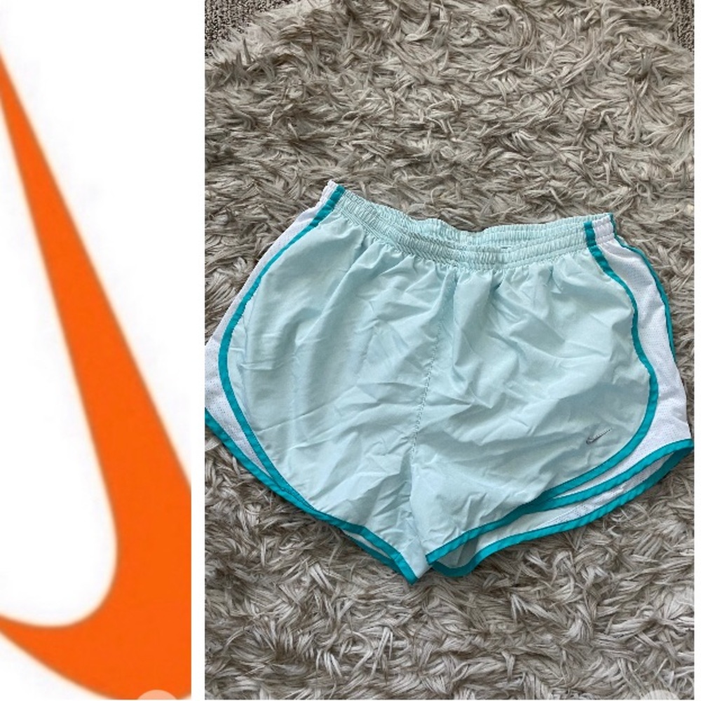 Nike Sea Foam Green Dri-Fit Running Shorts EUC